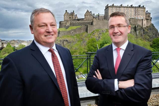 Paul Soubry and Colin Robertson pictured following signing of the deal. Picture: Contributed