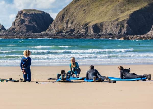 Iona McLachlan plans to run most of her surfing lessons in the beginner-friendly waves of Dunnet Bay
