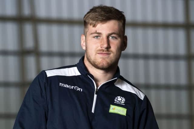 Tom Marshall scored two tries for Scotland U20 against Old Glory. Picture: Gary Hutchison/SNS/SRU