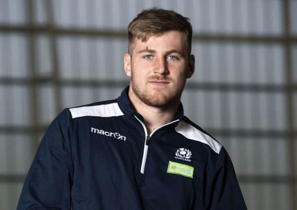 Tom Marshall scored two tries for Scotland U20 against Old Glory. Picture: Gary Hutchison/SNS/SRU