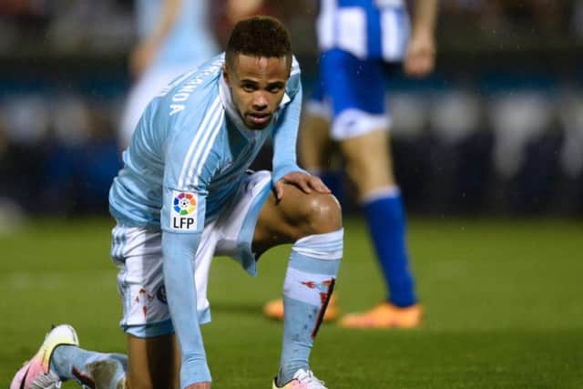 Theo Bongonda playing for former club Celta Vigo.