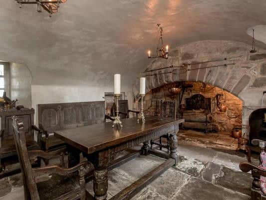 The ground floor retains the original old kitchen.