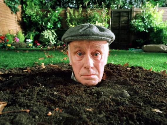 Cynical people like TV character Victor Meldrew - pictured - could be at a greater risk of ill health.