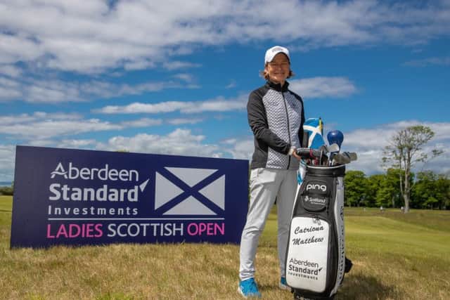 Catriona Matthew at The Renaissance Club, which hosts both the men's and women's Aberdeen Standard Investments Scottish Opens. Picture: Kenny Smith