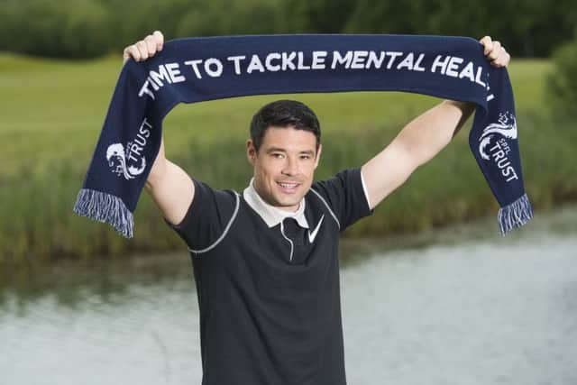 Darren O'Dea promotes mental health awareness at the SPFL Trust golf day. Picture: Paul Devlin/SNS