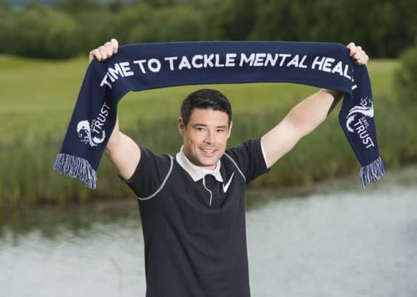 Darren O'Dea promotes mental health awareness at the SPFL Trust golf day. Picture: Paul Devlin/SNS