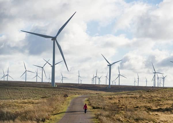 Scottish Labour leader Richard Leonard backs calls to have the turbine jackets built in Fife. Picture: John Devlin