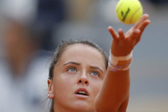 Slovakia's Viktoria Kuzmova will face Johanna Konta in the third round in Paris. Picture: Michel Euler/AP