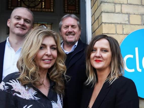 Clear Marketing Communications team: (from left) Matthew Mitchell, Elaine Cunningham Jim Smith and Gemma Stirling. Picture: Contributed