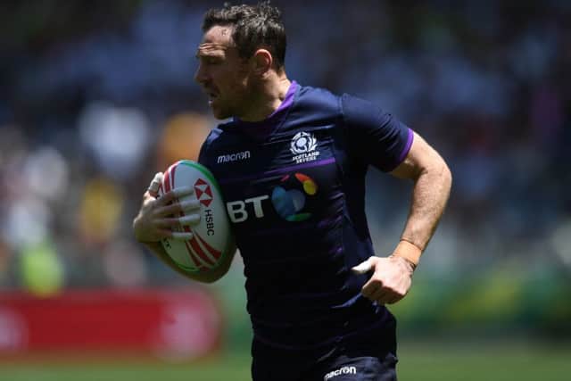 Scotland forward Scott Riddell, who has played in 47 World Sevens Series events, will bow out in Paris this weekend. Picture: Gallo Images via Getty.