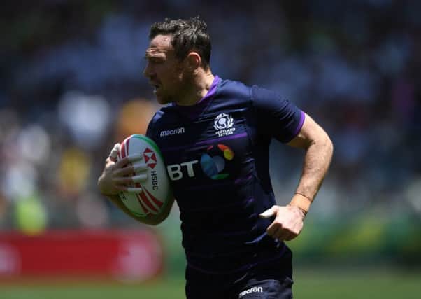 Scotland forward Scott Riddell, who has played in 47 World Sevens Series events, will bow out in Paris this weekend. Picture: Gallo Images via Getty.