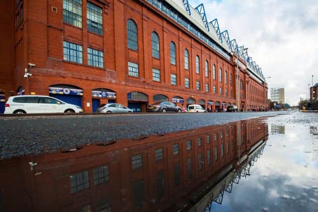 Ibrox Stadium.