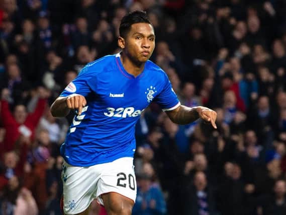 Could Alfredo Morelos be heading for the Premier League? Picture: SNS