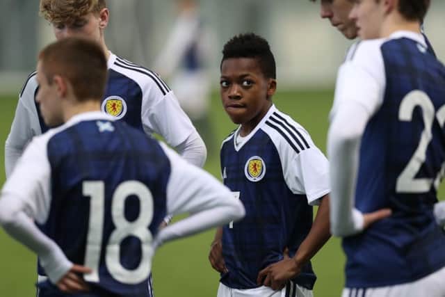 Karamoko Dembele has played for Scotlands under-16 side but seems to be favouring England for the future. Picture: Ian MacNicol/Getty