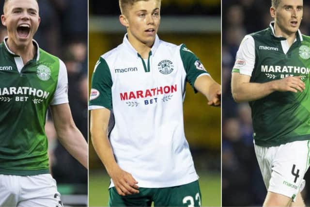 Paul Hanlon (31), Lewis Stevenson (38), Steven Whittaker (14), Lewis Allan (2), Fraser Murray (2), Ryan Porteous (18), Oli Shaw (14) and Scott Martin (1).
