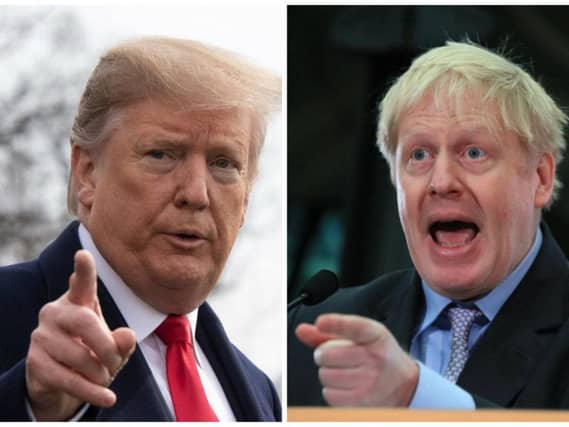Donald Trump has backed Boris Johnson. Picture: PA
