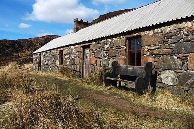 This bothy comes with amazing views of Suilven and a rustic feel, with an open fire available to huddle round.