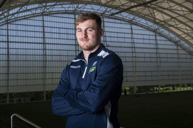 Tom Marshall will make his Scotland Under-20s debut against South Africa in Rosario this afternoon. Picture: SNS/SRU