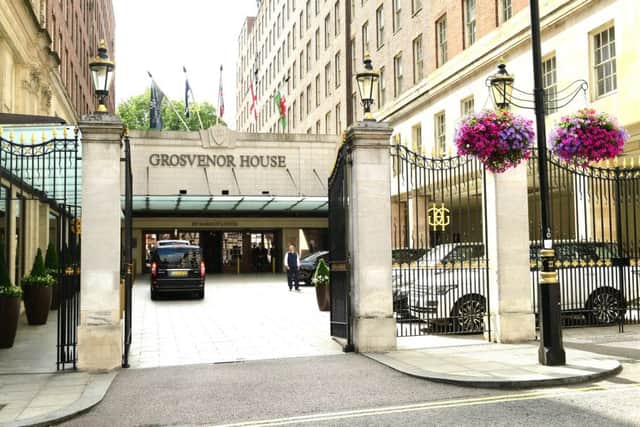 The Grosvenor House Hotel Hotel in London.