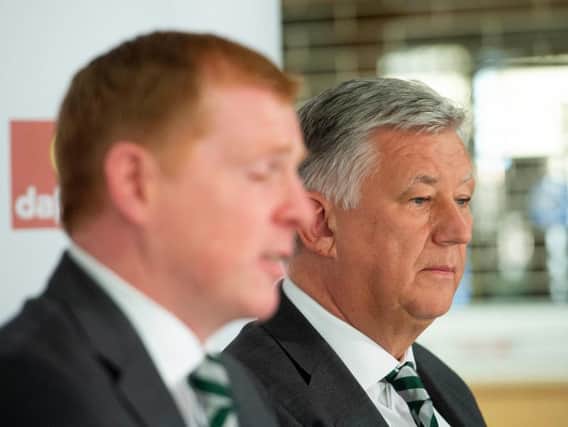 Neil Lennon and Peter Lawwell have been made aware of the breach. Picture: SNS