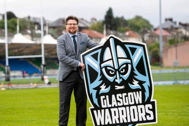 The new Glasgow Warriors badge.
