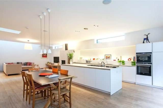 The kitchen dining is ideal for family dinners.