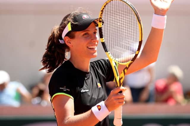 Johanna Konta will compete for a place in the final of the French Open.