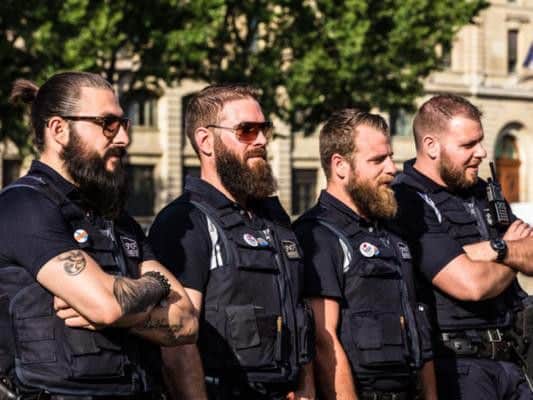 Officers in Scotland are not permitted to have tattoos on their face