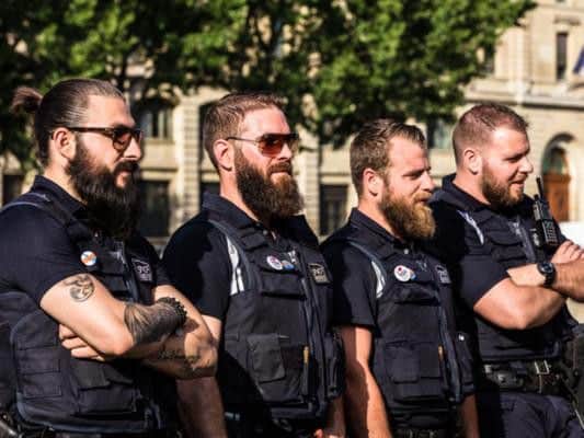 Officers in Scotland are not permitted to have tattoos on their face