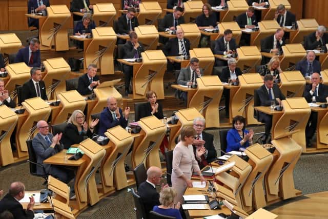 The main chamber of the Scottish Parliament. Picture: Andrew Milligan/PA Wire