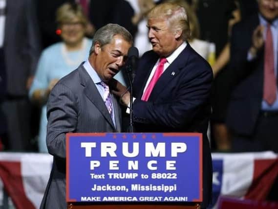 Nigel Farage campaigned for Donald Trump in the US presidential election