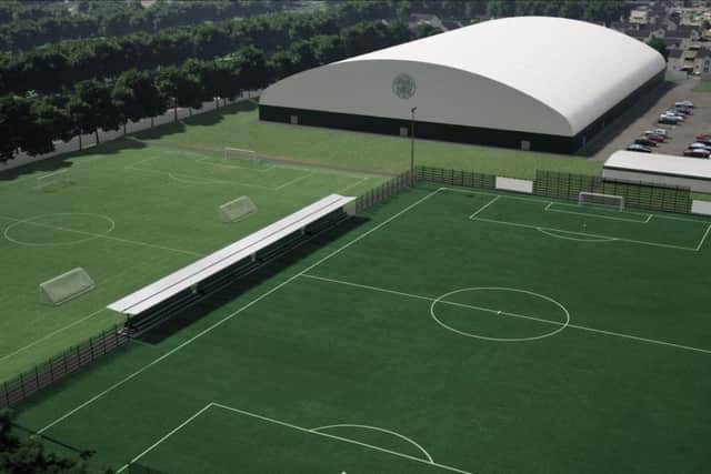 Images of the proposed redevelopment to Celtic's training facilities.