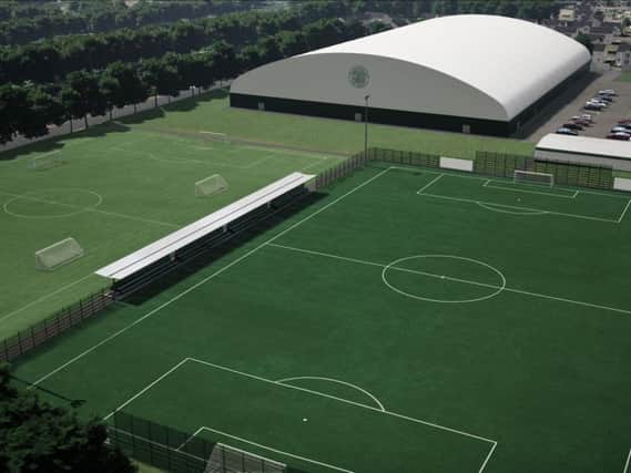 Images of the proposed redevelopment to Celtic's training facilities.