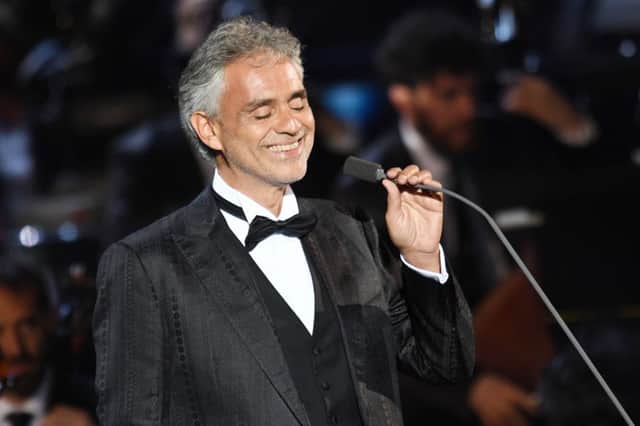 Andrea Bocelli tickets are fetching huge prices on StubHub. Picture: Francesco Prandoni/Getty Images