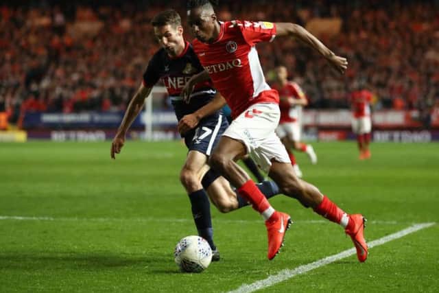 Joe Aribo helped Charlton win promotion to the Championship.