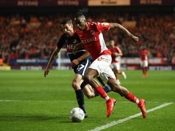 Joe Aribo helped Charlton win promotion to the Championship.