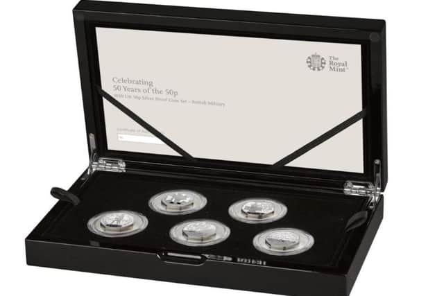 The military set includes five 50p coins recalling some of the most epic battles from Britain's past (Photo: Royal Mint)