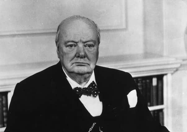 Sir Winston Churchill: quite good at drawing planes PIC: Keystone/Getty Images