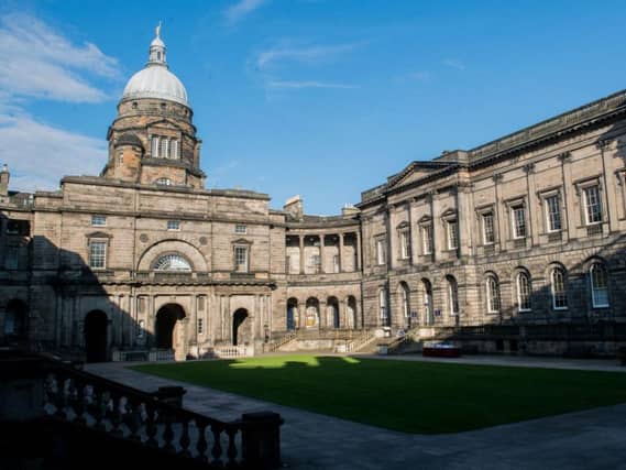 The attack took place at Edinburgh University it is claimed. Picture EEN