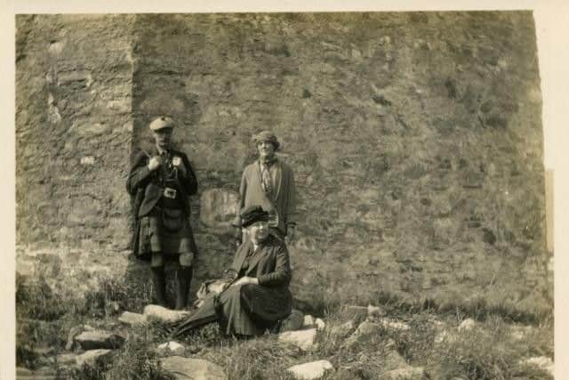 Lt. Col. John MacRae-Gilstrap (left) of the MacRae's of Conchra, the traditional bodyguards to Clan Mackenzie, bought the castle in 1911 and launched the restoration in 1919. PIC: Eilean Donan Castle.