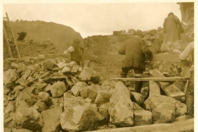 Stones, some  weighing about 1.5tons, were taken from the hills by Lochlongside and carried to the castle by horse and boat. PIC: Eilean Donan Castle.