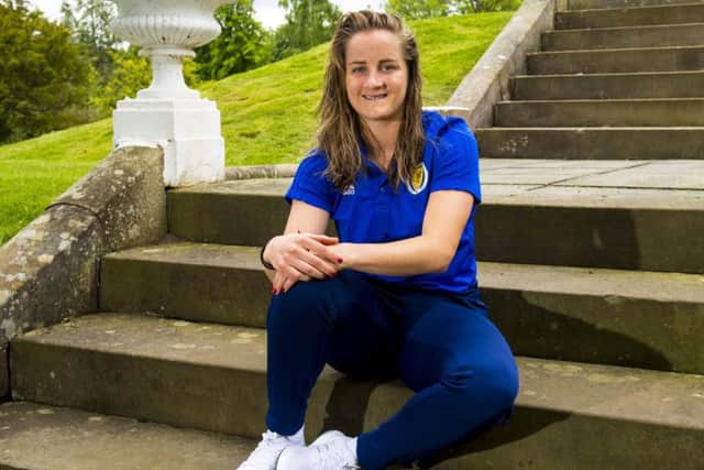 Sophie Howard was born in Germany but chose to play for Scotland. Picture: Alan Harvey/SNS