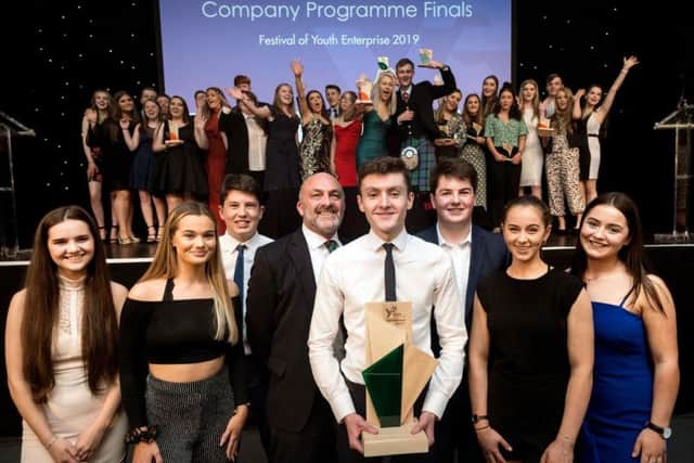 The Festival of Youth Enterprise Championship 2019 was won by a team from Fortrose Academy. Picture: contributed.