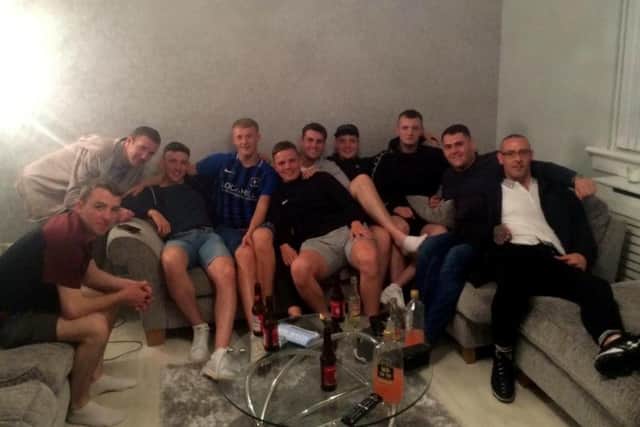Footballer Mark Shankland missed his own stag party to play in a cup final.