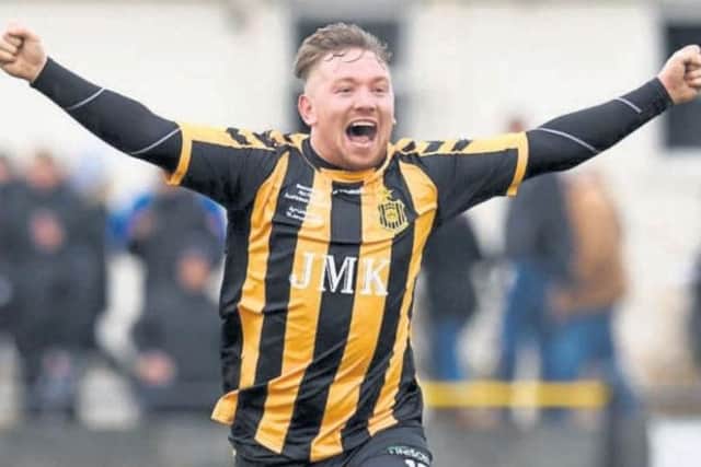 Footballer Mark Shankland missed his own stag party to play in a cup final.