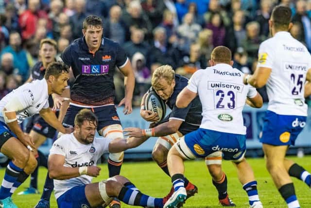 Edinburgh took on Bath in a pre-season fixture at Myreside last summer