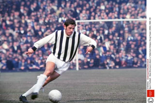 Doug Fraser in action for West Brom in 1968. Picture: Colorsport/Shutterstock