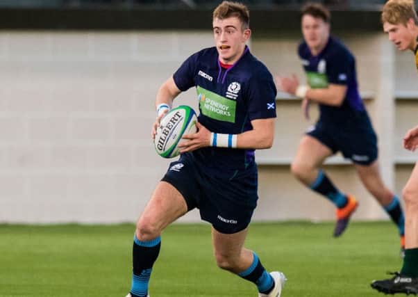 Nathan Chamberlain will captain a much-changed Scotland Under-20 side against New Zealand. Picture: SNS/SRU