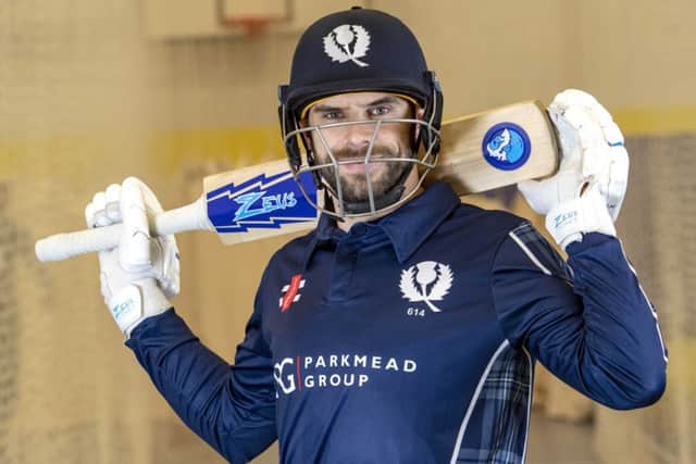 Scotland captain Kyle Coetzer. Picture: Donald MacLeod