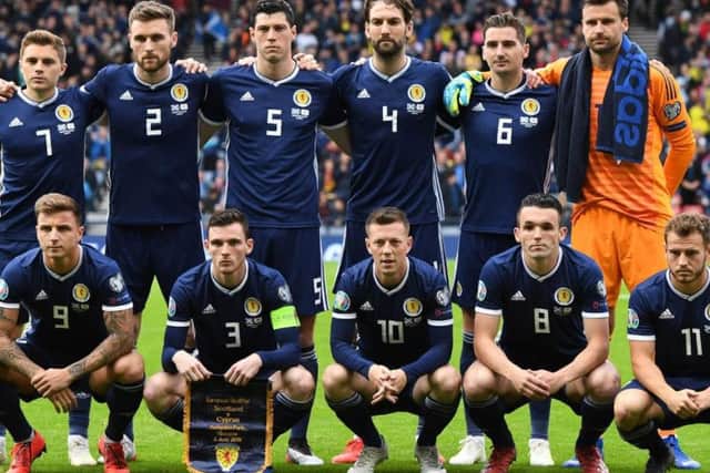 The Scotland starting line-up